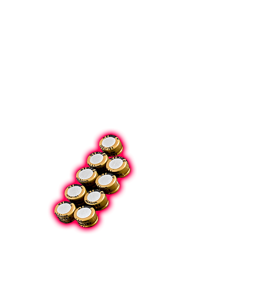 Premium Nichicon™ audio capacitors
