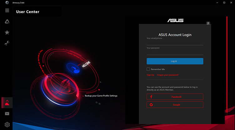 UI of 账户管理
